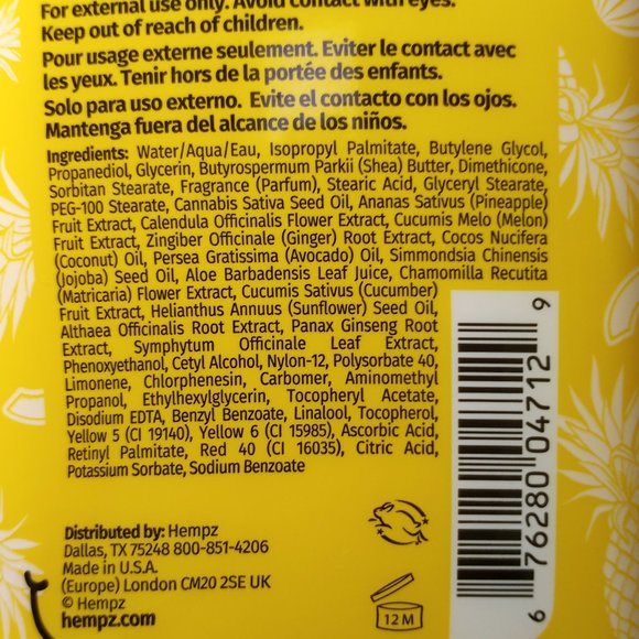 Hempz Sweet Pineapple & Honey Melon - Picture 6 of 6